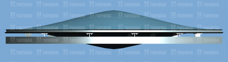 ETFE膜結構優(yōu)質結構獎|橫琴中拉經貿園區(qū)ETFE天幕膜結構項目