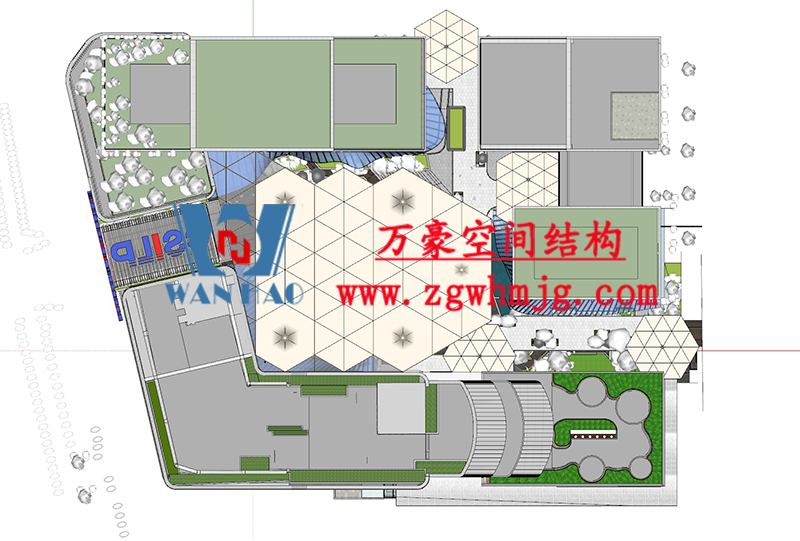 萬豪2022第3標-中國東盟特色商品匯聚中心膜鋼構工程