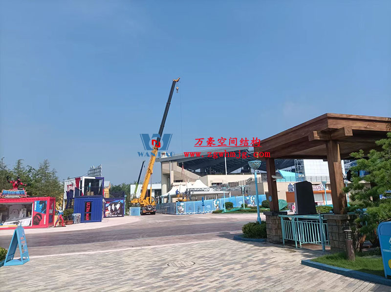 上海海昌海洋公園鋼膜結(jié)構(gòu)工程完工 上海海昌海洋公園鋼膜結(jié)構(gòu)工程完工