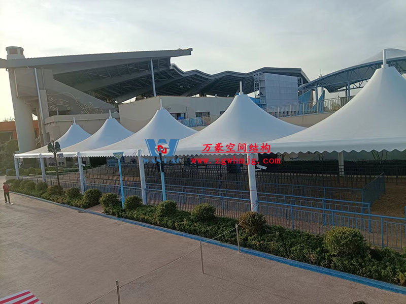 上海海昌海洋公園鋼膜結(jié)構(gòu)工程完工 上海海昌海洋公園鋼膜結(jié)構(gòu)工程完工