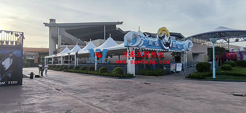 上海海昌海洋公園鋼膜結(jié)構(gòu)工程完工 上海海昌海洋公園鋼膜結(jié)構(gòu)工程完工