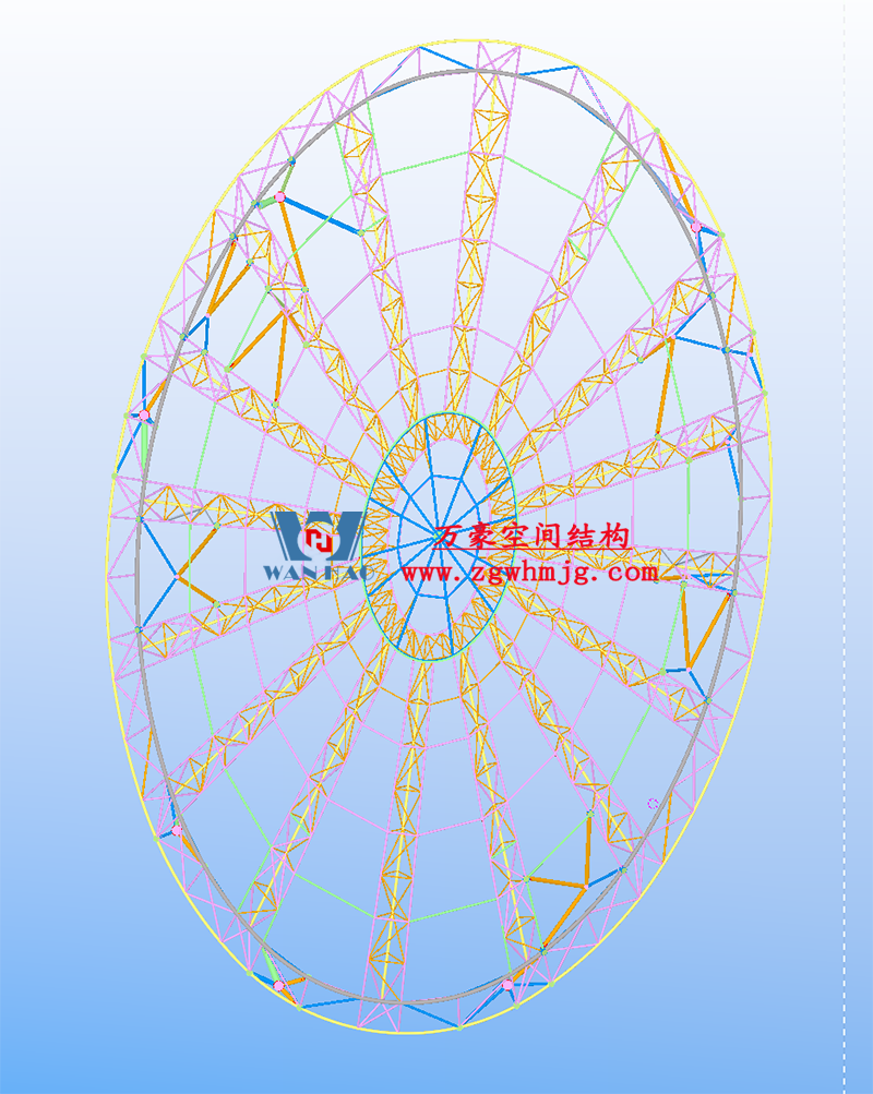 萬豪2022第12標-明宇廣場6號地塊商業（萬達廣場）改造項目鋼膜結構ETFE蓋頂天幕工程