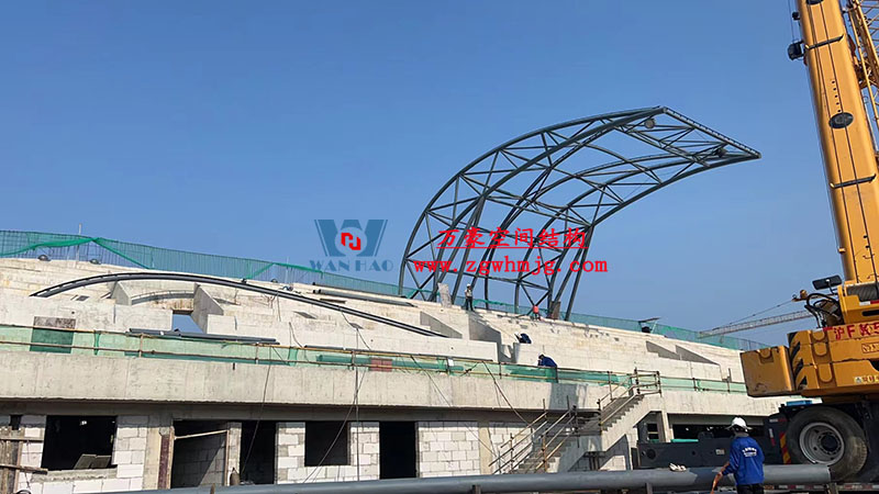 龍泉市體育場鋼膜結構工程完工 龍泉市體育場鋼膜結構工程完工