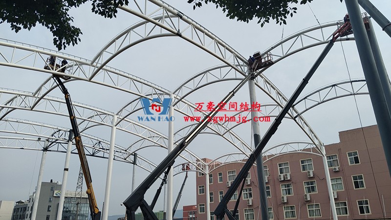 國(guó)網(wǎng)江西省電力有限公司培訓(xùn)中心實(shí)訓(xùn)基地改造膜結(jié)構(gòu)項(xiàng)目最新施工進(jìn)度 國(guó)網(wǎng)江西省電力有限公司培訓(xùn)中心實(shí)訓(xùn)基地改造膜結(jié)構(gòu)項(xiàng)目最新施工進(jìn)度