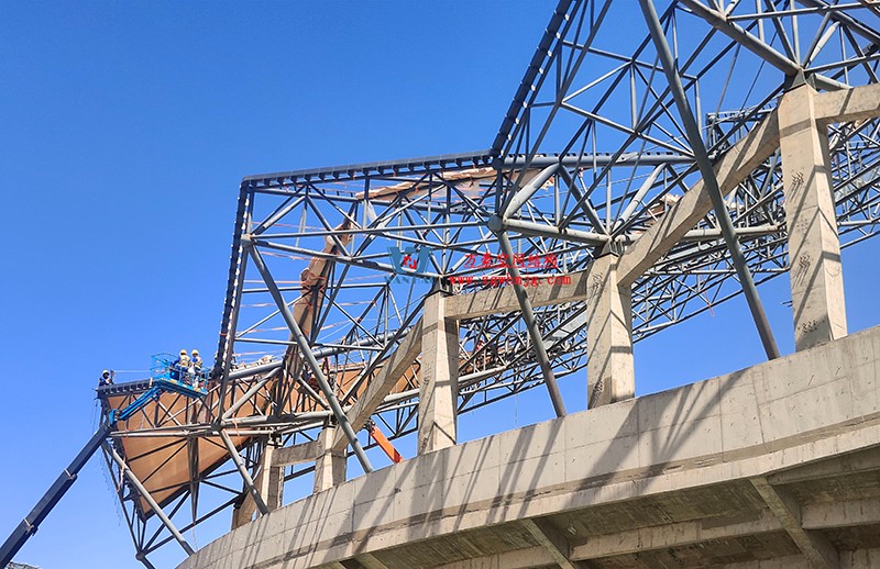 張掖奧體中心建設項目（EPC）總承包體育場PTFE膜結構專業分包工程