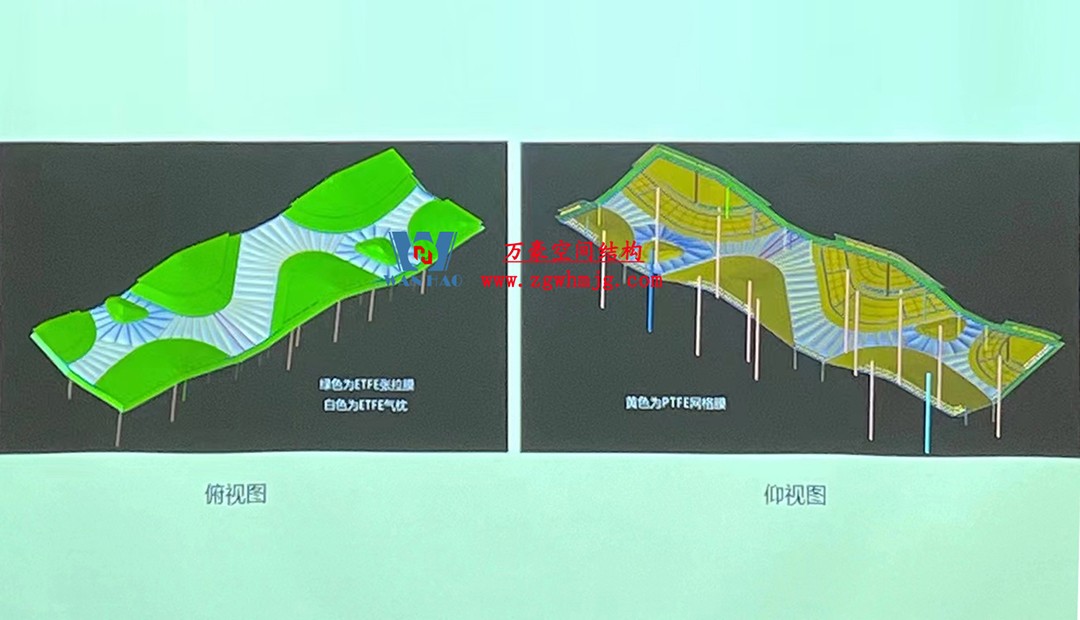 博多森谷項目中庭etfe膜結構工程 博多森谷項目中庭etfe膜結構工程