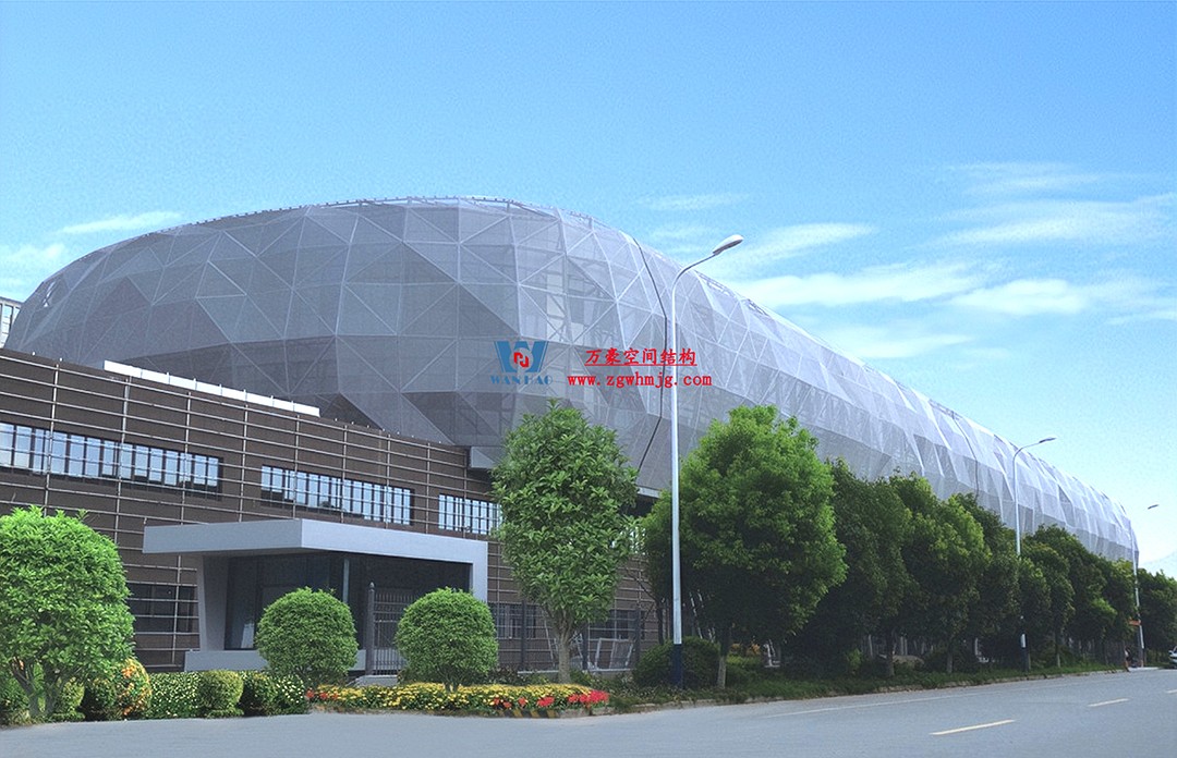 有骨骼、有皮膚的PTFE膜結構建筑