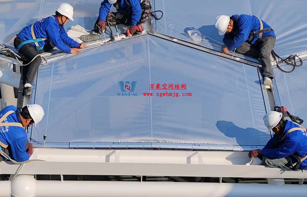 已完工,這個ETFE氣枕商業天幕閃亮登場! 已完工,這個ETFE氣枕商業天幕閃亮登場!