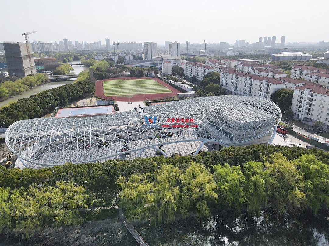 上海工程技術大學松江校區風雨操場ETFE膜結構工程 上海工程技術大學松江校區風雨操場ETFE膜結構工程