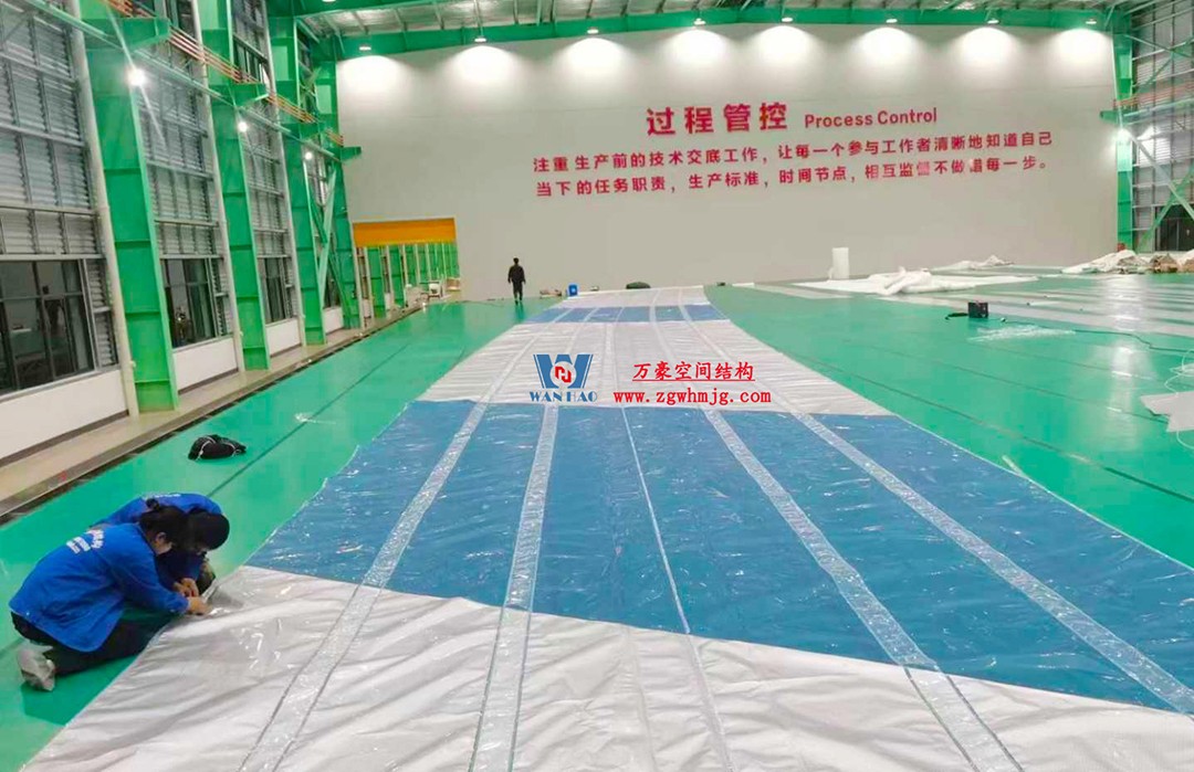上海工程技術(shù)大學(xué)松江校區(qū)風(fēng)雨操場ETFE膜結(jié)構(gòu)項目 上海工程技術(shù)大學(xué)松江校區(qū)風(fēng)雨操場ETFE膜結(jié)構(gòu)項目