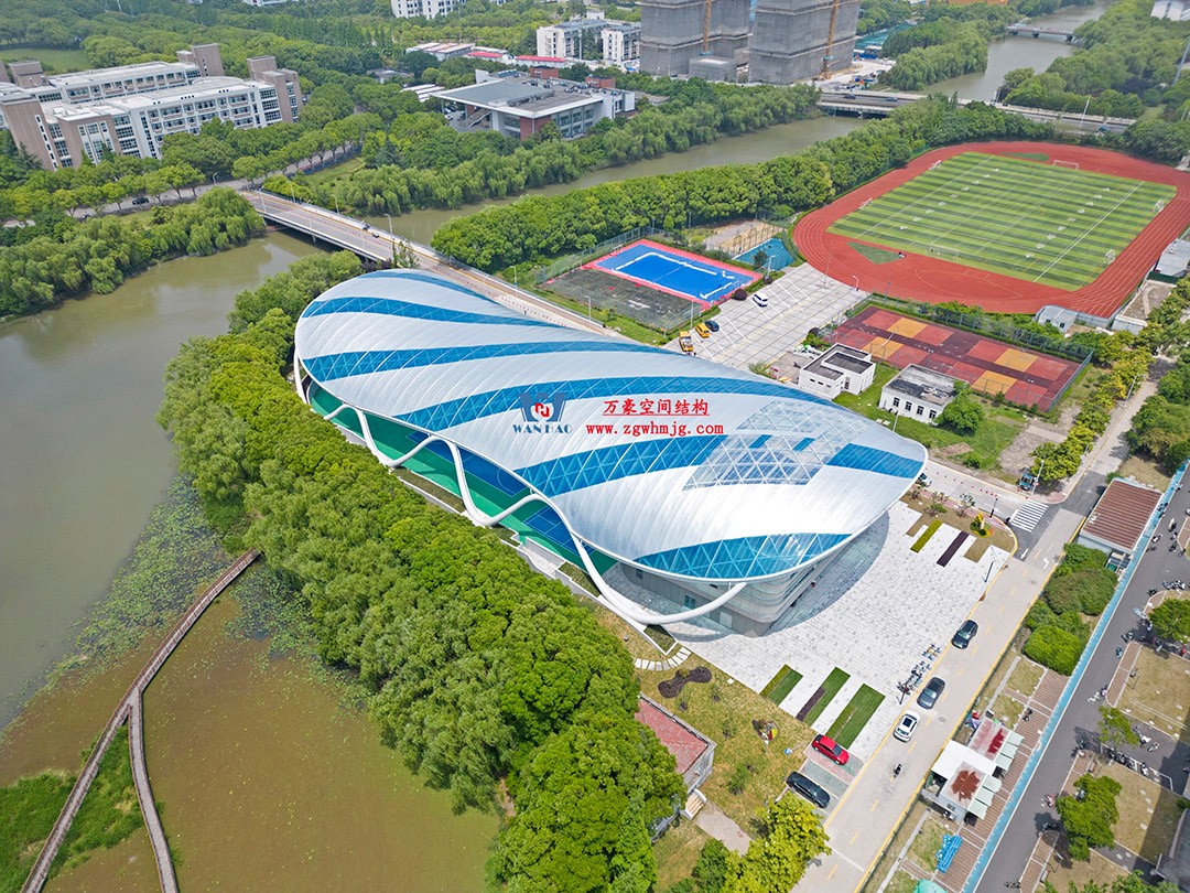 帆影碧波|風雨操場上的ETFE膜結構穹頂