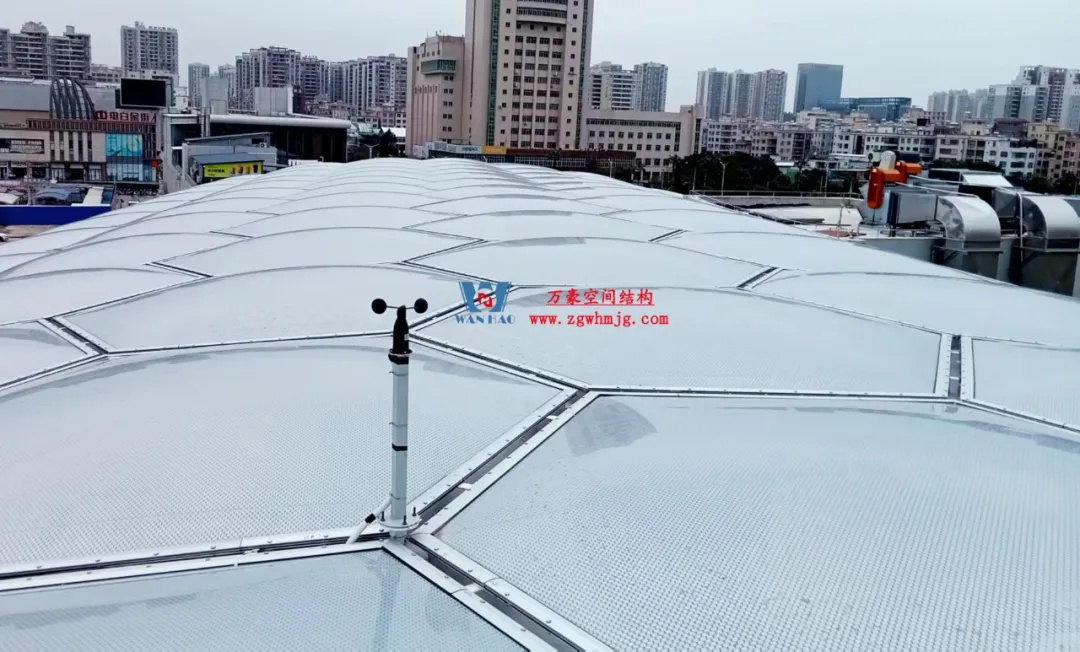廣州茂名總匯天街商業街ETFE膜結構 廣州茂名總匯天街商業街ETFE膜結構