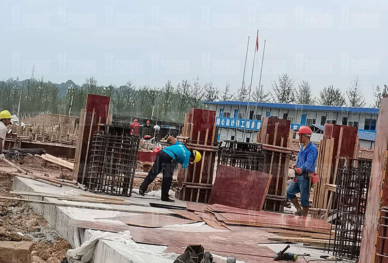 四川南充電影學院景觀膜結(jié)構工程開始施工