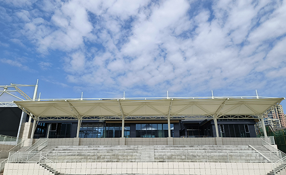 四川職業技術學院鋰電科技學院建設項目看臺膜結構工程