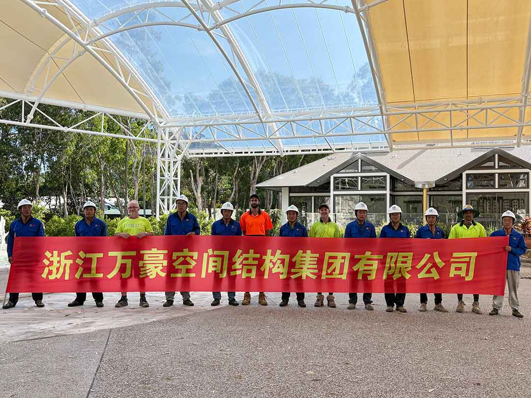 澳大利亞噴泉廣場雙膜天幕驚艷落地，ETFE+PTFE演繹建筑黑科技