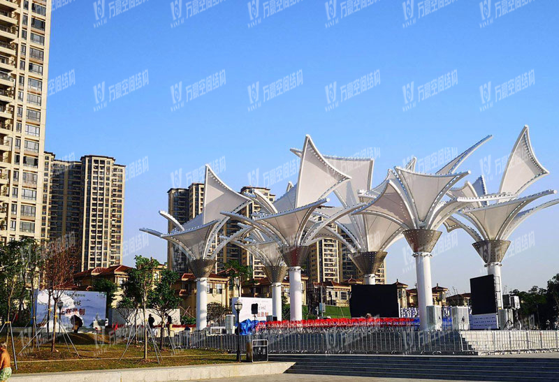 東莞市東江西岸PTFE網(wǎng)格覆膜結(jié)構(gòu)項目 東莞市東江西岸PTFE網(wǎng)格覆膜結(jié)構(gòu)項目